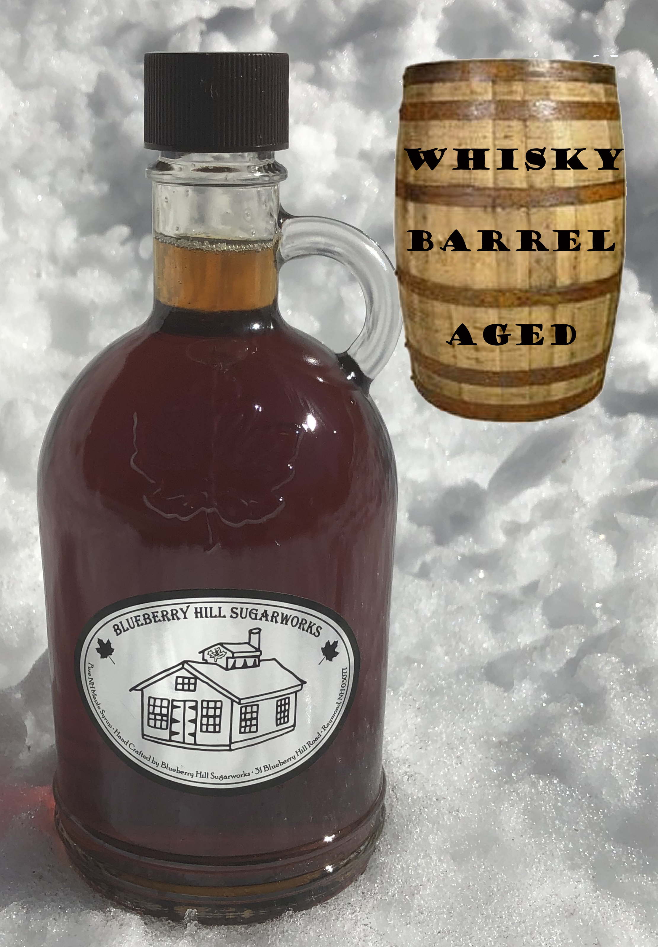 Whisky Barrel Aged Grade A Dark Pure Nh Maple Syrup Ml